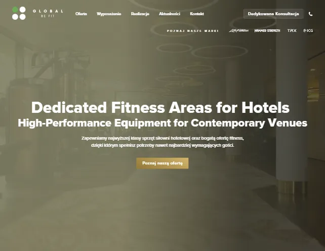 Global Be FIT - Landing Page